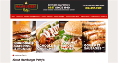 Desktop Screenshot of hamburgerpattiescatering.com